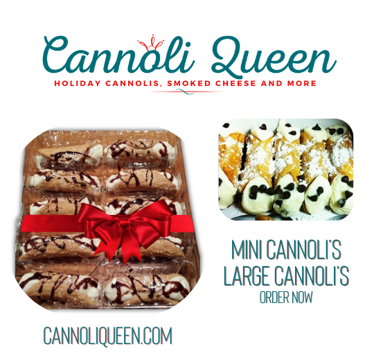 One Dozen Mini Cannoli's - Traditional